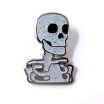 Skeleton Pin (Glitter)