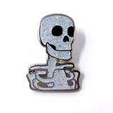 Skeleton Pin (Glitter)