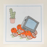 Video Monitor Print