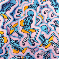 Thinking Skeleton Patch
