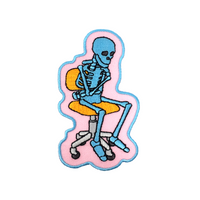 Thinking Skeleton Patch