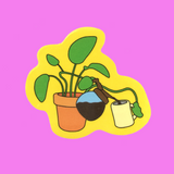 Plants Doing Things sticker sheet