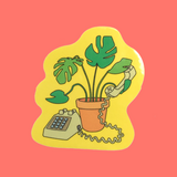 Plants Doing Things sticker sheet