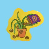 Plants Doing Things sticker sheet